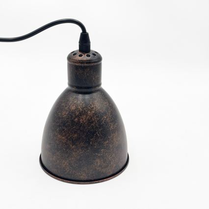 Brilagi - LED Lustr na lanku RIDDY 1xE27/60W/230V měděná/patina