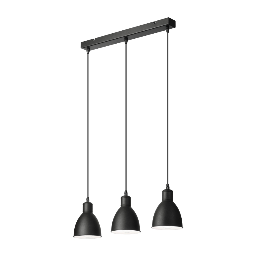 Brilagi - LED Lustr na lanku RIDDY 3xE27/60W/230V černá