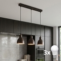 Brilagi - LED Lustr na lanku RIDDY 3xE27/60W/230V měděná/patina