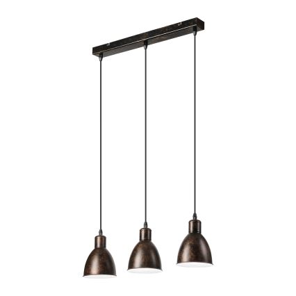 Brilagi - LED Lustr na lanku RIDDY 3xE27/60W/230V měděná/patina