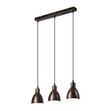 Brilagi - LED Lustr na lanku RIDDY 3xE27/60W/230V měděná/patina