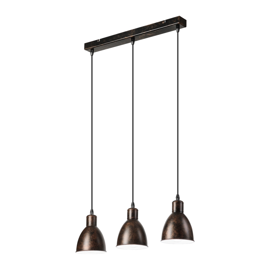 Brilagi - LED Lustr na lanku RIDDY 3xE27/60W/230V měděná/patina