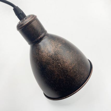 Brilagi - LED Lustr na lanku RIDDY 4xE27/60W/230V měděná/patina