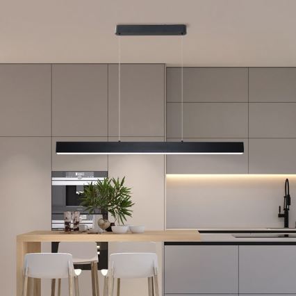 Brilagi - LED Lustr na lanku SLEEKLINE LED/40W/230V 3000/4500/6000K černá