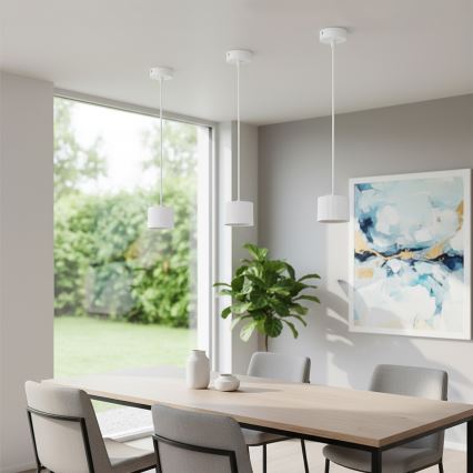 BRILAGI - LED Lustr na lanku STRIPY 1xGX53/15W/230V pr. 82 mm bílá