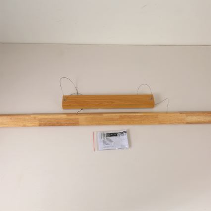 Brilagi - LED Lustr na lanku UMEA WOOD LED/40W/230V 150 cm kaučukovník