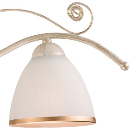 Brilagi - LED Lustr na řetězu ANTICO 3xE27/60W/230V 3000K bílá patina