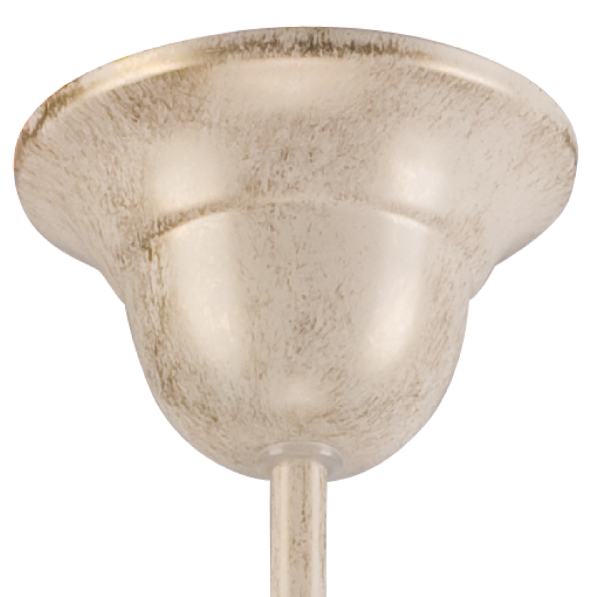 Brilagi - LED Lustr na řetězu ANTICO 3xE27/60W/230V 3000K bílá patina