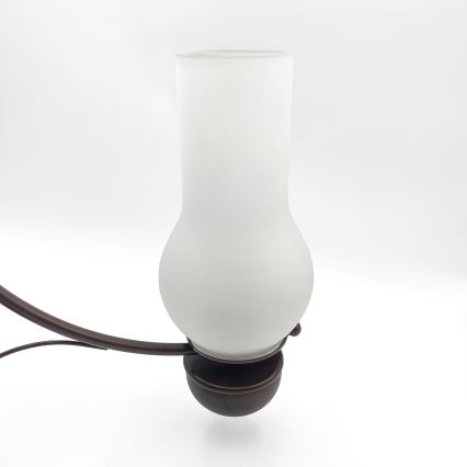 Brilagi - LED Lustr na řetězu COTTAGE 3xE14/40W/230V dub/bílá