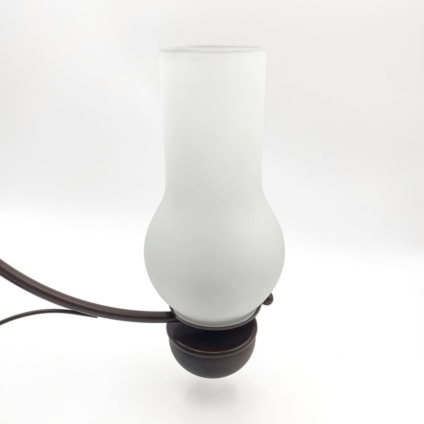 Brilagi - LED Lustr na řetězu COTTAGE 3xE14/40W/230V dub/bílá