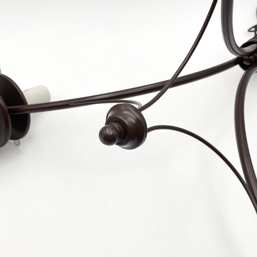 Brilagi - LED Lustr na řetězu COTTAGE 3xG9/40W/230V dub/bílá