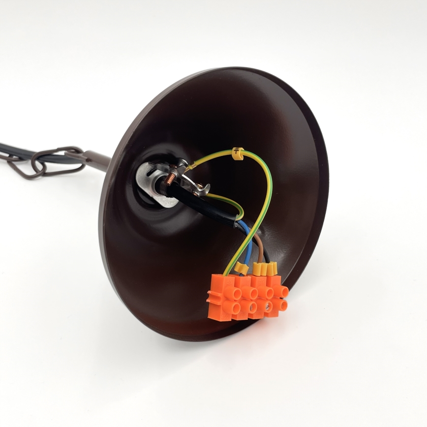 Brilagi - LED Lustr na řetězu COTTAGE 3xG9/40W/230V dub/bílá