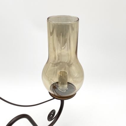 Brilagi - LED Lustr na řetězu COTTAGE 5xE14/40W/230V hnědá