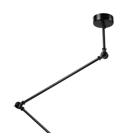 Brilagi - LED Lustr na tyči IRONBEAM 1xE27/60W/230V černá