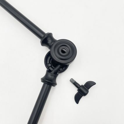Brilagi - LED Lustr na tyči IRONBEAM 1xE27/60W/230V černá