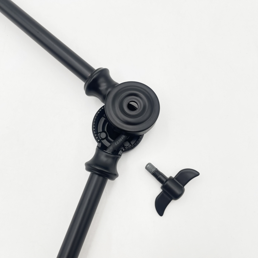 Brilagi - LED Lustr na tyči IRONBEAM 1xE27/60W/230V černá