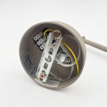 BRILAGI - LED Nastavitelný lustr na tyči IRONBEAM 1xE27/60W/230V béžová