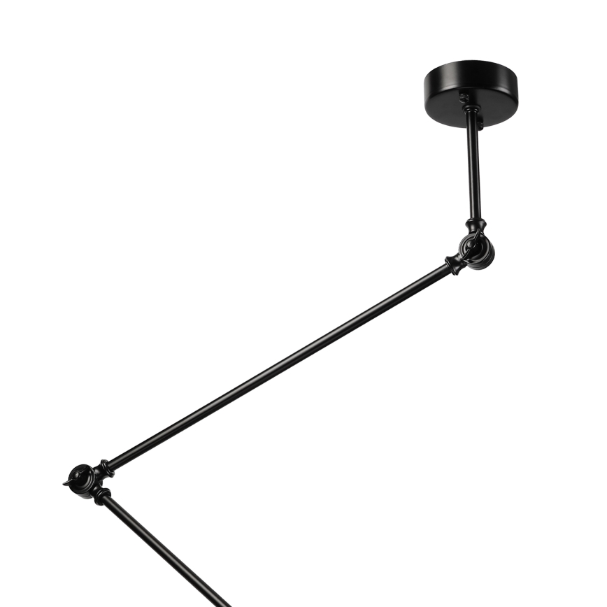 BRILAGI - LED Nastavitelný lustr na tyči IRONBEAM 1xE27/60W/230V černá