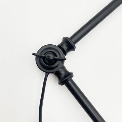 BRILAGI - LED Nastavitelný lustr na tyči IRONBEAM 1xE27/60W/230V černá