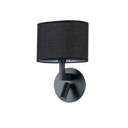 Brilagi - LED Nástěnná lampa DAYA 1xE14/40W/230V + LED/3W černá