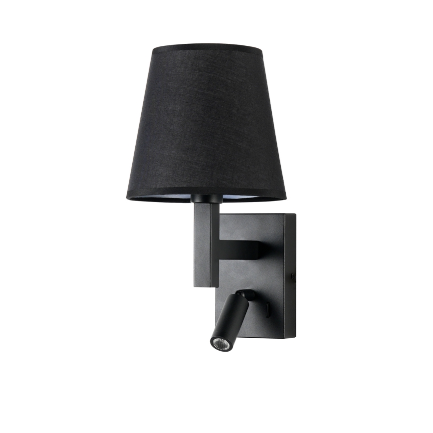 Brilagi - LED Nástěnná lampa DEYA 1xE14/40W/230V + LED/3W černá