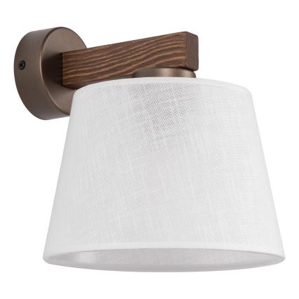 BRILAGI - LED Nástěnná lampa LATTE 1xE27/15W/230V borovice/bílá