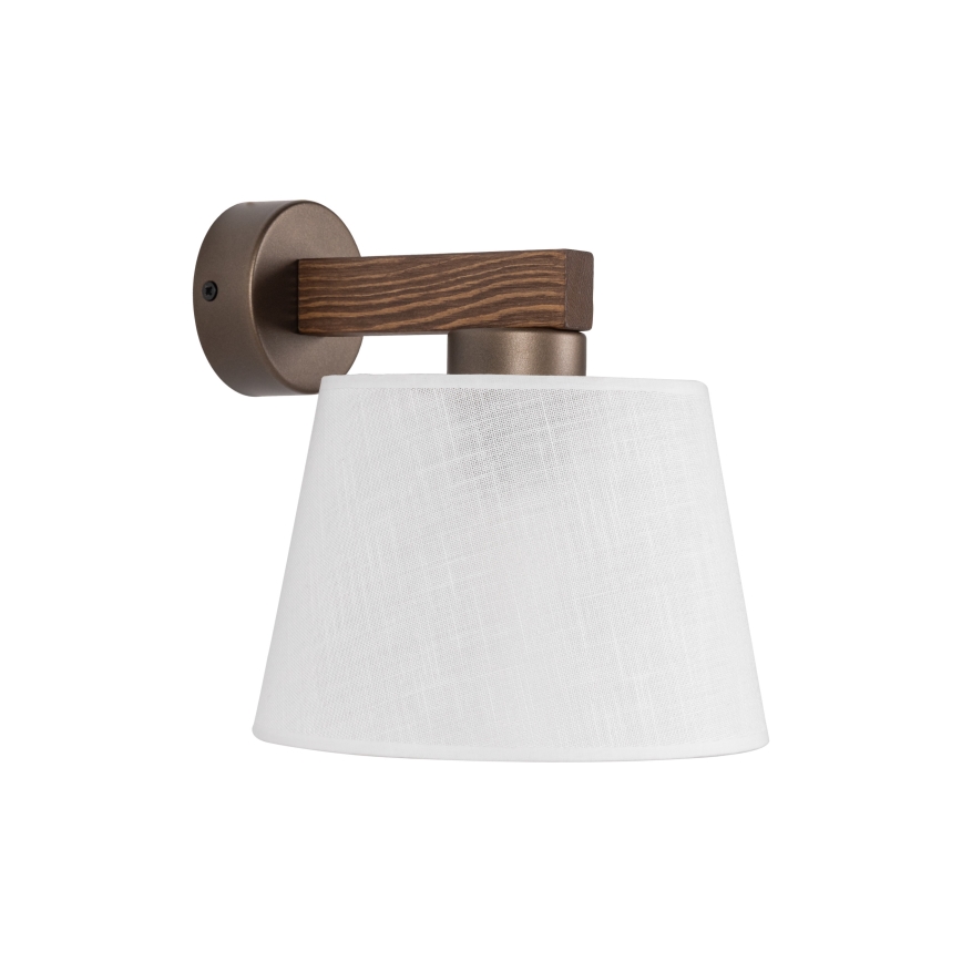 BRILAGI - LED Nástěnná lampa LATTE 1xE27/15W/230V borovice/bílá