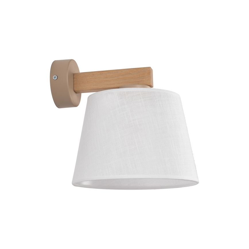 BRILAGI - LED Nástěnná lampa LATTE SABIA 1xE27/15W/230V borovice/bílá