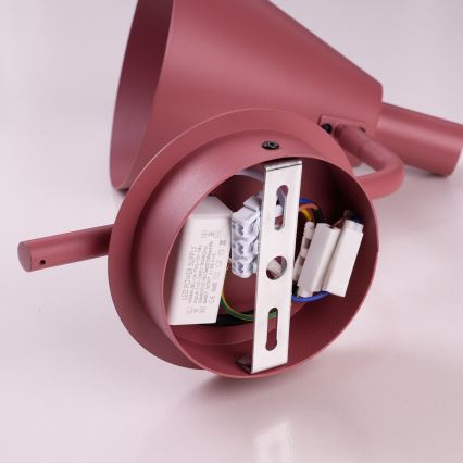 Brilagi - LED Nástěnná lampa LUCERA LED/3W/230V burgundy