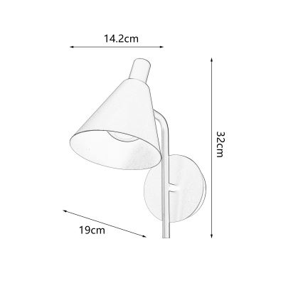 Brilagi - LED Nástěnná lampa LUCERA LED/3W/230V černá