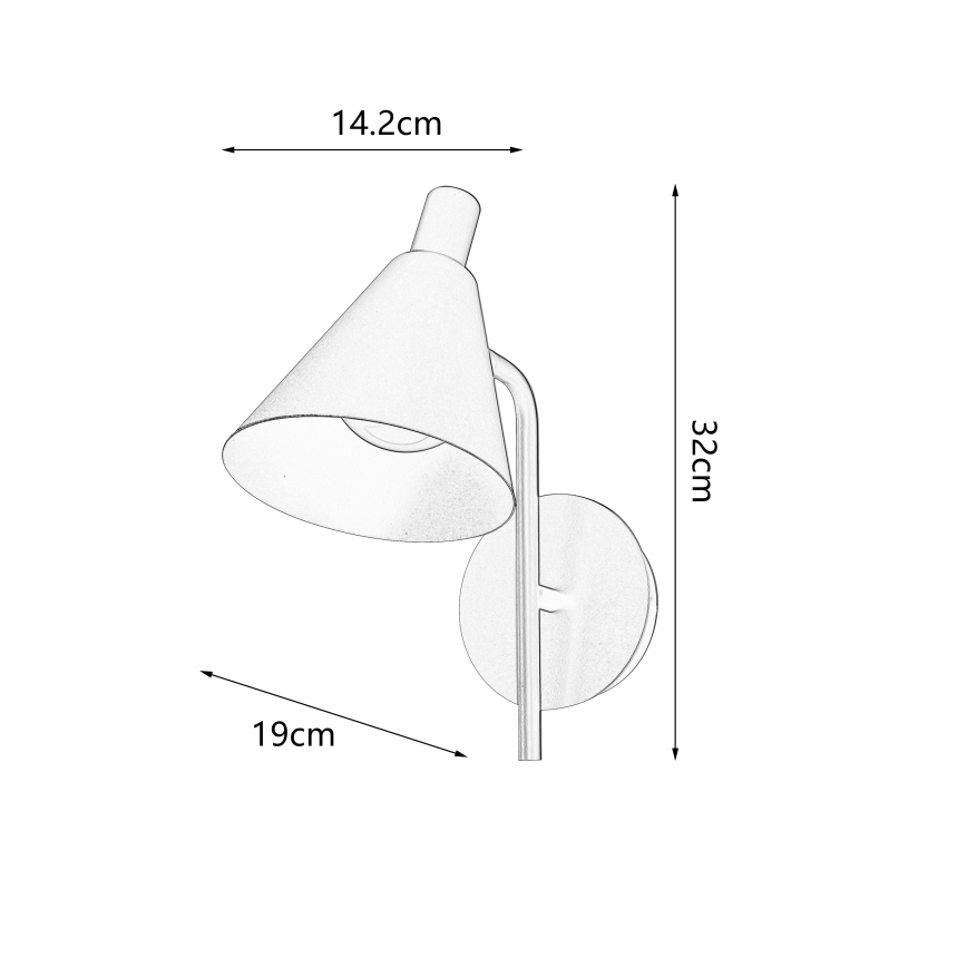 Brilagi - LED Nástěnná lampa LUCERA LED/3W/230V černá