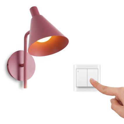 Brilagi - LED Nástěnná lampa LUCERA LED/3W/230V červená burgundy