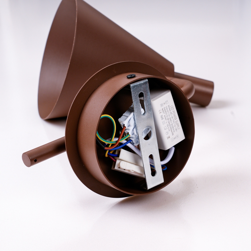 Brilagi - LED Nástěnná lampa LUCERA LED/3W/230V hnědá
