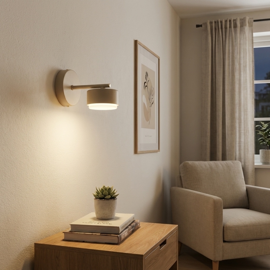 Brilagi - LED Nástěnná lampa MONO 1xGX53/30W/230V béžová