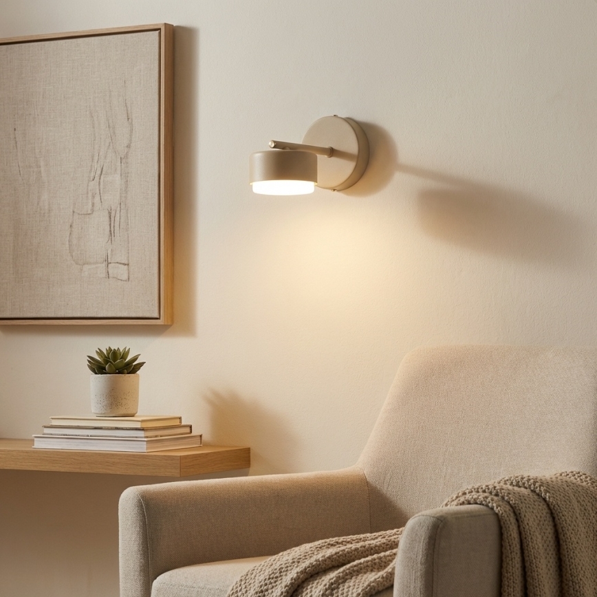 Brilagi - LED Nástěnná lampa MONO 1xGX53/30W/230V béžová