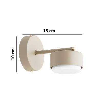 Brilagi - LED Nástěnná lampa MONO 1xGX53/30W/230V béžová