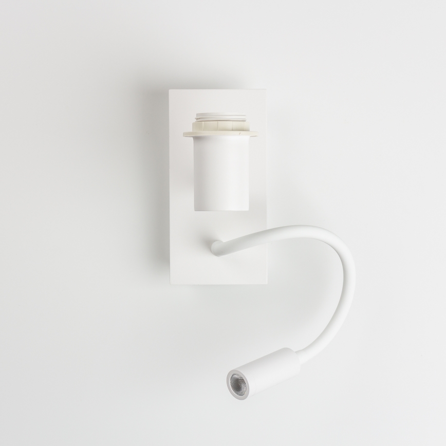 Brilagi - LED Flexibilní nástěnná lampa NUBILA 1xE27/25W/230V + LED/3W bílá/tmavě modrá