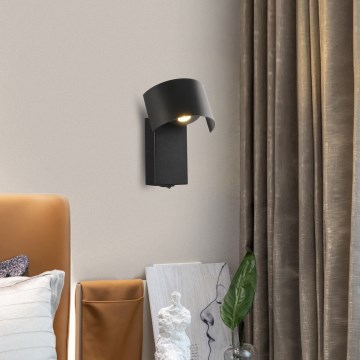 Brilagi - LED Nástěnná lampa VASTO LED/3W/230V černá