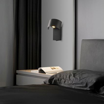 Brilagi - LED Nástěnná lampa VASTO LED/3W/230V černá