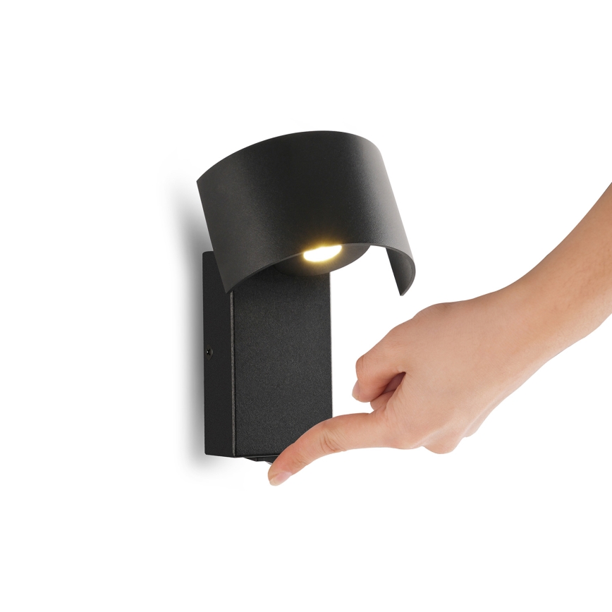 Brilagi - LED Nástěnná lampa VASTO LED/3W/230V černá