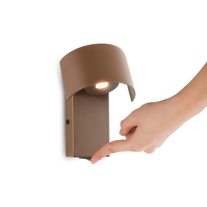 Brilagi - LED Nástěnná lampa VASTO LED/3W/230V hnědá