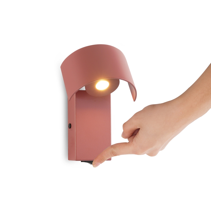 Brilagi - LED Nástěnná lampa VASTO LED/3W/230V růžová
