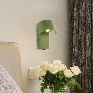 Brilagi - LED Nástěnná lampa VASTO LED/3W/230V zelená