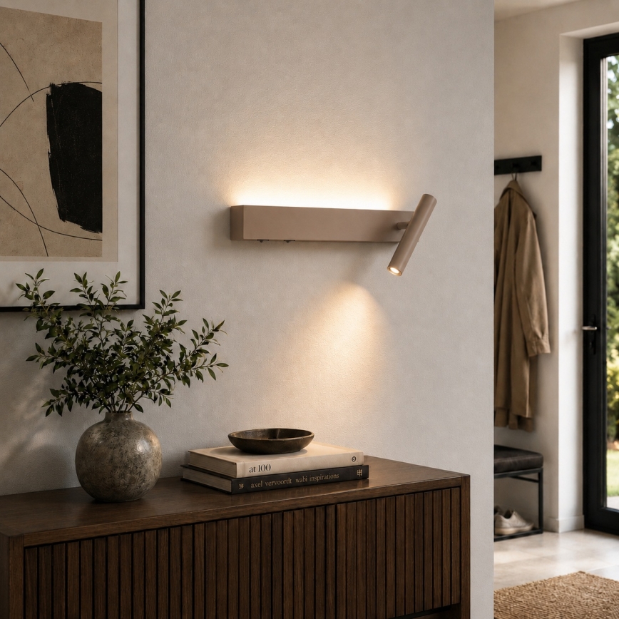 Brilagi - LED Nástěnné bodové svítidlo ARLIX LED/3W/230V + LED/7W béžová CRI 90