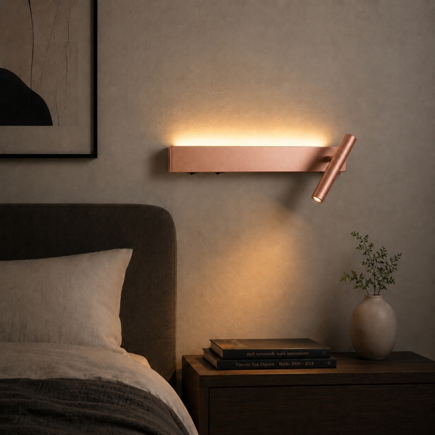 Brilagi - LED Nástěnné bodové svítidlo ARLIX LED/3W/230V + LED/7W bronzová CRI 90