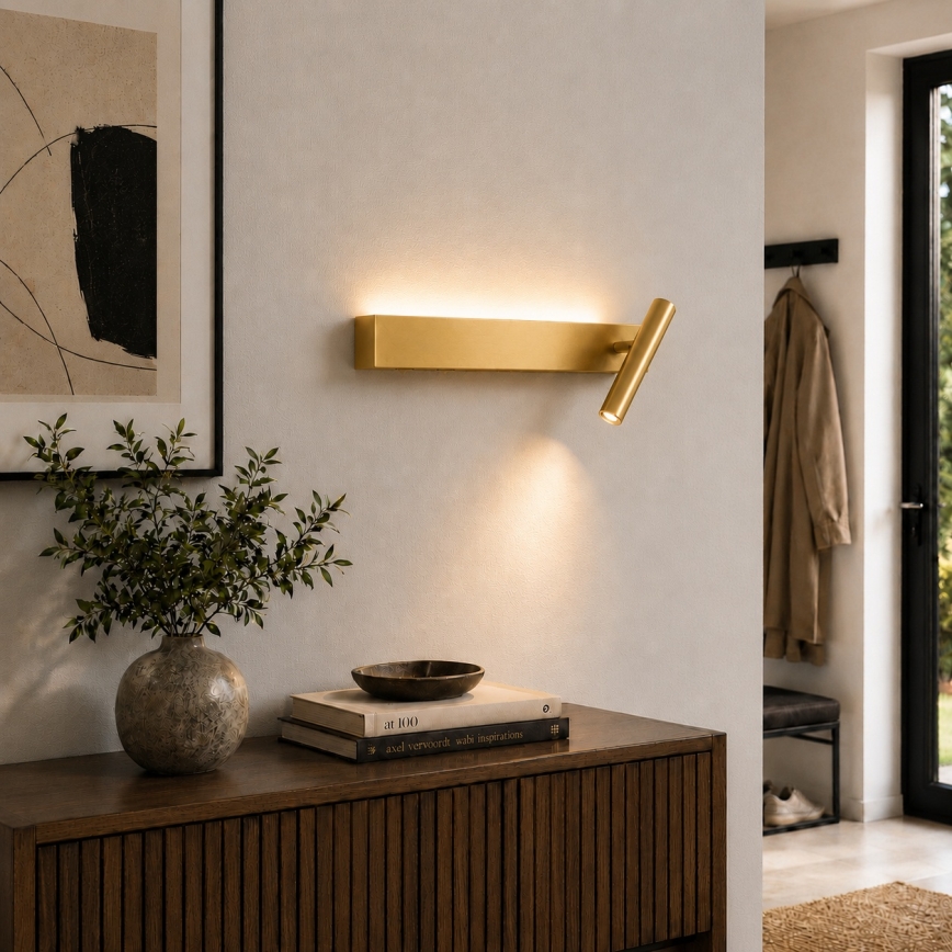 Brilagi - LED Nástěnné bodové svítidlo ARLIX LED/3W/230V + LED/7W zlatá CRI 90