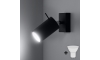 Brilagi -  LED Nástěnné bodové svítidlo ASMUS 1xGU10/7W/230V černá