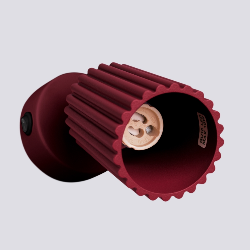 Brilagi - LED Nástěnné bodové svítidlo CRESTO 1xGU10/10W/230V burgundy