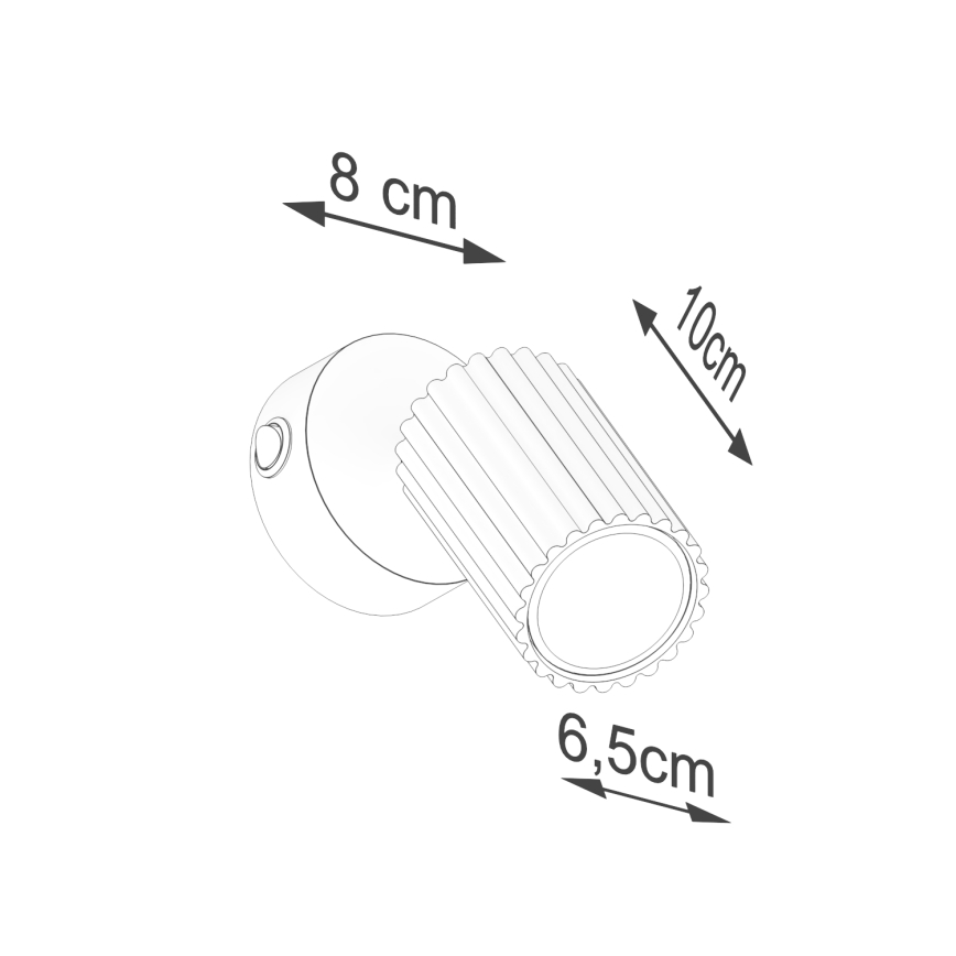 Brilagi - LED Nástěnné bodové svítidlo CRESTO 1xGU10/10W/230V hnědá