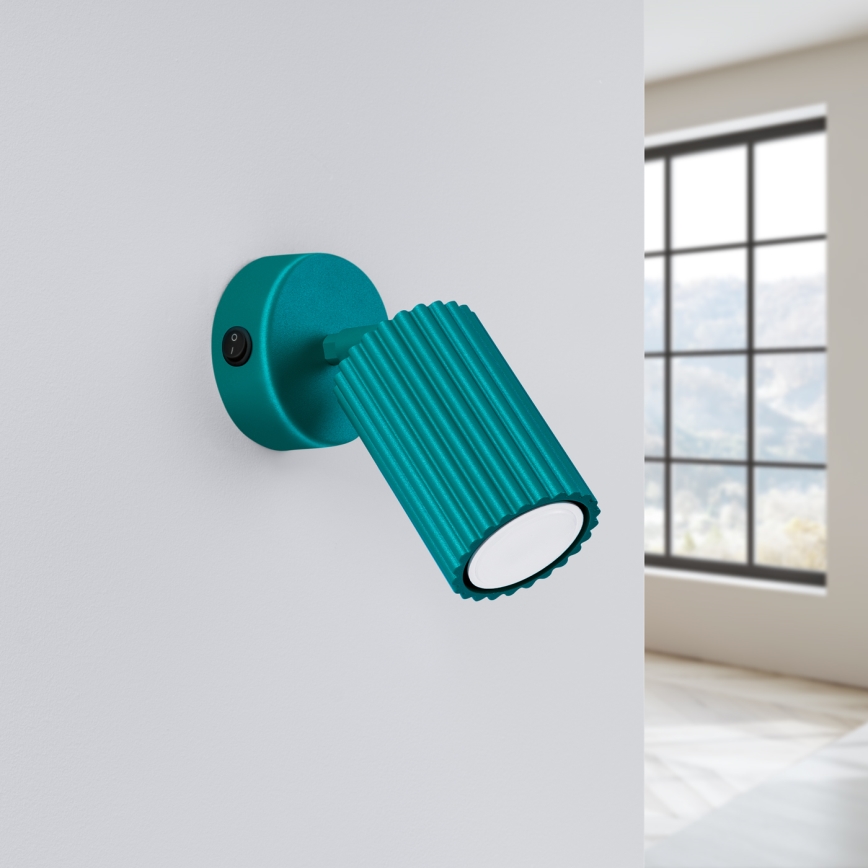 Brilagi - LED Nástěnné bodové svítidlo CRESTO 1xGU10/10W/230V tyrkysová